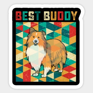 Best Buddy Sheltie Sticker